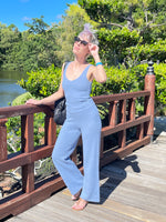 Blue Lagoon Wide Leg Pant Set